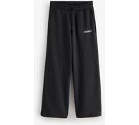 New Balance New Balance Black Womens Reimagined Fleece Barrel Leg Joggers