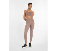 New Balance New Balance Brown Womens Linear Heritage Harmony High Rise 27 Inch Leggings