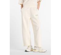 New Balance New Balance Cream Womens Linear Heritage Fleece Barrel Leg Joggers