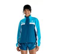 New Balance Femme NYC Marathon Jacket en Bleu, Nylon Tissé, Taille L