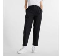 New Balance Femme Boylston Twill Tapered Pant en Noir, Sergé de Coton, Taille XL