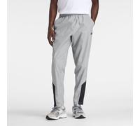 New Balance Homme Utility Woven Pant en Gris/Noir, Polytissé, Taille S