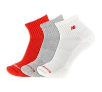 New Balance Patch Logo Ankle Socks - 3 Pairs - Cushioned Moisture Wicking CHAUSSETTES À LA CHEVILLE AVEC LOGO PATCH Mixte