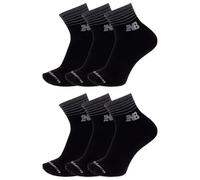 New Balance Performance Cushioned Ankle Socks - 6 Pairs - Moisture Wicking Cheville 6 paires Mixte
