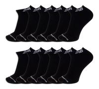 New Balance Performance Cushioned Low Cut Socks - 6 & 12 Pairs - Moisture Wicking Coupe basse 6 paires Mixte