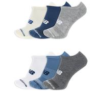 New Balance Performance Cushioned No Show 6 Pack Chaussettes, Assortiment de Roses, M Mixte