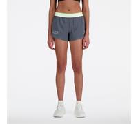 New Balance Performance Running Shorts Gris/Blanc 14 (L) Female