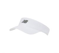 New Balance Unisexe Performance Visor V 2.0 en White, Polyester, Taille OSZ