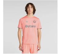 New Balance Homme FC Porto Away Short Sleeve Jersey en Noir, Polyester, Taille XL