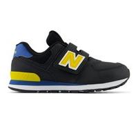 New Balance Pre Boys 574 Hook & Loop Black Taille: 34.5 | Chaussures Outlet | kids | Le Noir