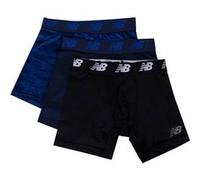 New Balance Premium 6 Inch Boxer Shorts Multipack In Blue/black Taille: M | Sous-vêtements Outlet | Homme | Bleu