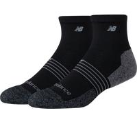 New Balance Pro Training Cushion QTR Socks 2 Pack Chaussettes S Noir