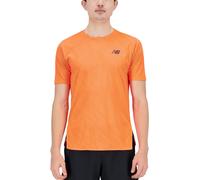 New Balance Q Speed Jacquard Short Sleeve Tee-shirt XL Orange