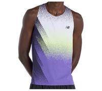 New Balance - Race Day Ultra Light Printed Singlet - Débardeur - XXL - electric purple
