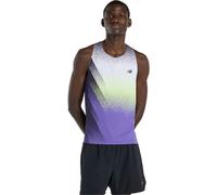 New Balance Débardeur trail Race Day Ultra Light Printed ultraléger Homme Taille S Violet