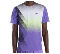 New Balance – T-shirt de running Race Day Ultra Light Printed – ultraléger respirant – Violet S