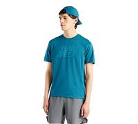 New Balance Homme RC Essential Graphic T-Shirt V2 en Bleu, Poly Knit, Taille XL