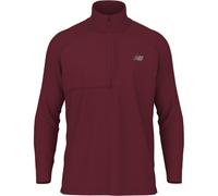 NEW BALANCE Rc Essential Heat Grid 1/2 Zip - Homme - Rouge - taille M- modèle 2026