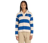 New Balance Rugby Long Sleeve Femme - Sweats, Bleu - Taille M - Jersey de coton Blue M