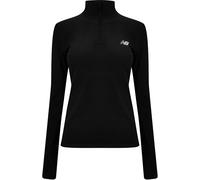 New Balance - Women's Sport Essentials Space Dye Quarter Zip - T-shirt de running - M - black heat