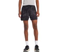 New Balance - Short perforé respirant - RC Printed Short 5" Castlerock pour Homme - Taille XL - Noir Noir XL
