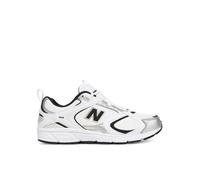 New Balance Homme 408 V1 Sneaker, White-Silver-Black, 46.5 EU