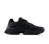 New Balance Unisexe 9060 en Noir/Gris, Suède/Mesh, Taille 36 Large