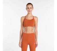 New Balance Femme NB Essential Yoga Bra en Rouge, Poly Knit, Taille S