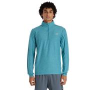 New Balance Space Dye Half Zip Sweatshirt Bleu XL Homme