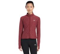 New Balance Femme Space Dye Full Zip en Rouge, Poly Knit, Taille L