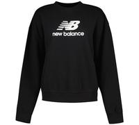 New Balance Sport Essentials French Terry Logo Crew Pull-Over, Black, M Femme