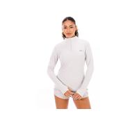 New Balance Haut 1/4 zip Sport Essentials Space Dye Gris Femme