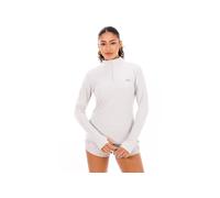 New Balance Sport Essentials Space Dye Half Zip Long Sleeve T-shirt Blanc M Femme