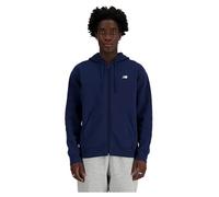 New Balance Sport Essentials Logo Fleece Full Zip pour homme, Nb Navy, L