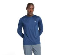 New Balance Sport Essentials Long Sleeve T-shirt Bleu S Homme