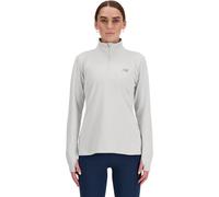 New Balance Sport Essentials Space Dye Half Zip Long Sleeve T-shirt Blanc M Femme