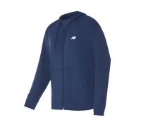 Sweatshirt à capuche New Balance Sport Essentials French Terry Logo Full Zip bleu marine - M