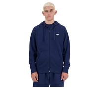Sweatshirt à capuche New Balance Sport Essentials French Terry Logo Full Zip bleu marine - S