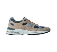 New Balance - Suede Mesh Panel Baskets - Homme - Chaussures - Beige - Taille: 41 1/2 EU
