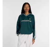 new balance Sweat-shirt sapin / blanc cassé, Taille XL