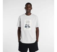 new balance T-Shirt '574' bleu / gris clair / noir / blanc, Taille XS