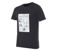 T-shirt New Balance Poster manche courte noir intense - L