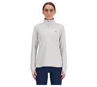 New Balance T-shirt de running Sport Essentials Space Dye Quarter Zip Femme XS gris