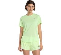 New Balance T-shirt de running Athletics S/S Femme afterglow heather Taille S