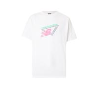 new balance T-Shirt 'Classic' marine / vert clair / rose clair / blanc, Taille L