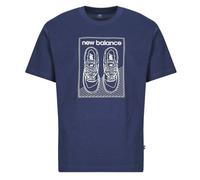 T-shirt hommes New Balance GRAPHIC JERSEY TEE Marine EU M