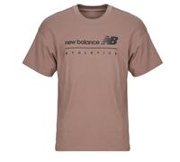 New Balance T-shirt LINEAR GRAPHIC T-SHIRT in Marron EU M