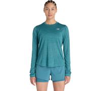 New Balance T-Shirt Manches Longues AthleticsFemme L Vert Foncé