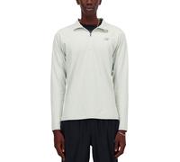 New Balance Space Dye Half Zip Sweatshirt Blanc L Homme