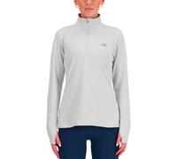 New Balance - Women's Sport Essentials Space Dye Quarter Zip - T-shirt de running - XS - grey